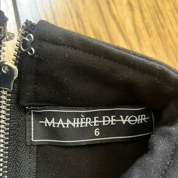 Maniere de voir black and silver crop top - Picture 2 of 4